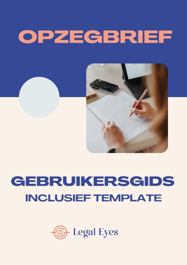 Opzegbrief: gebruikersgids met template